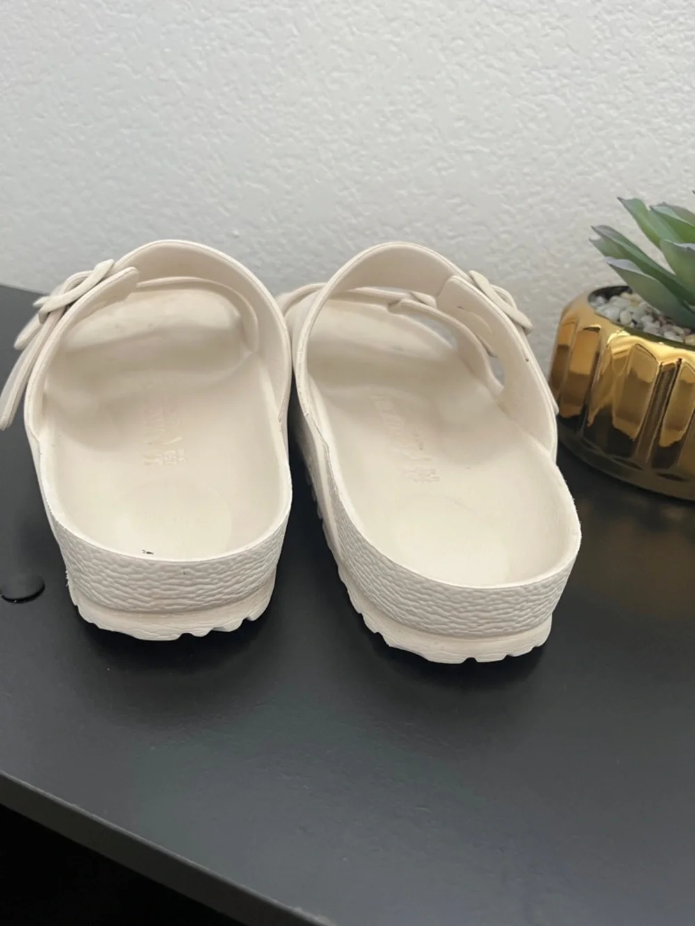 Birkenstock Arizona EVA Sandals in Off-White - Picture 3 of 8